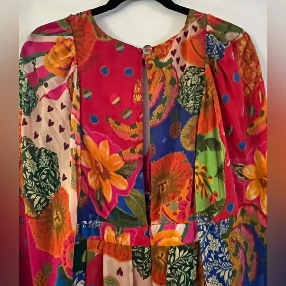 Farm Rio Sunny Mix Maxi Dress - Picture 5 of 13